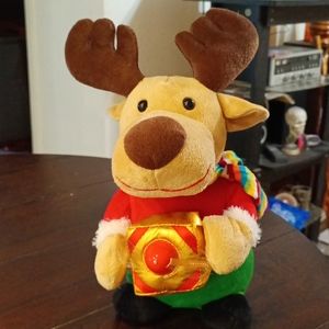 Annoying Christmas Toy Musical Battery operated MOOSE Light up